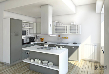 Cucina Delfi, render 1