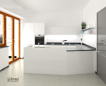 Cucina Calice, render 1