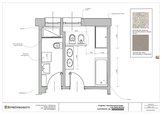 Bagno Sand, planimetria