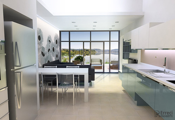 Cucina Grey, render 2