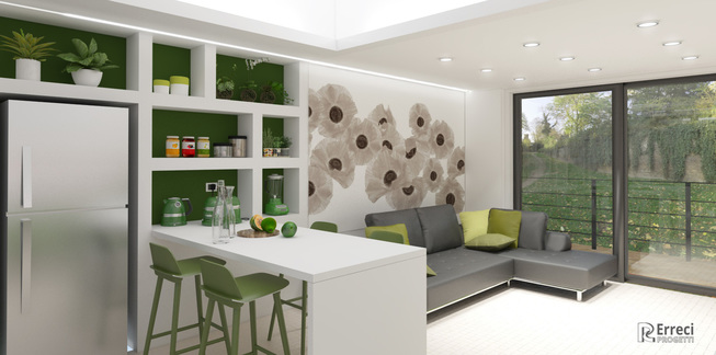Cucina Green,&nbsp;render 1