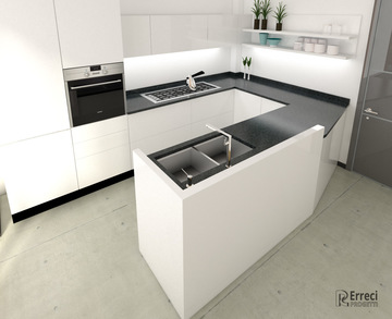 Cucina Calice, render 2