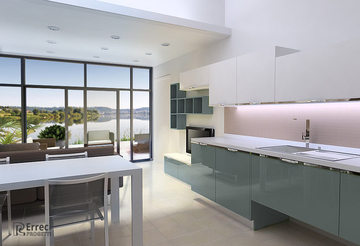 Cucina Grey, render 1