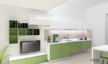 Cucina Green,render 2