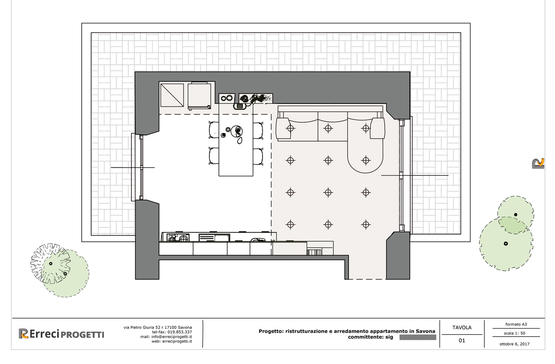 Cucina Grey, tavola 1