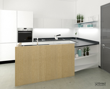 Cucina Calice, render 3
