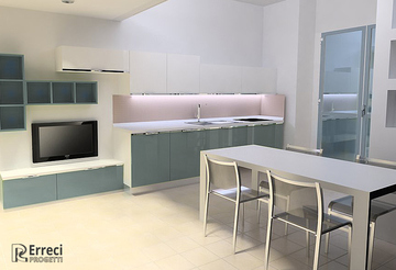 Cucina Grey, render 3
